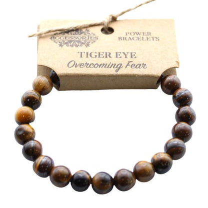 Overcoming Fear Power Bracelet - Tiger Eye