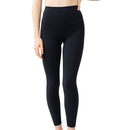 Black High Waist Full Length Yoga Leggings | Myga